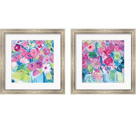 Spring Burst 2 Piece Framed Art Print Set by Farida Zaman