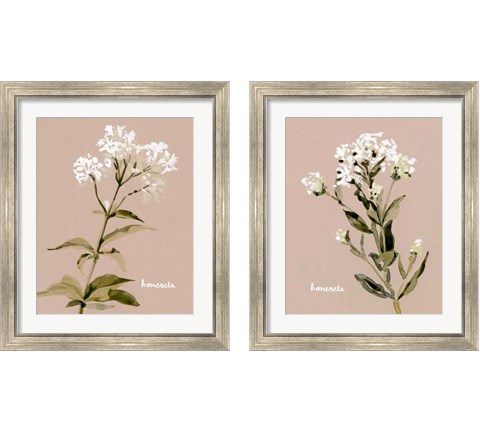 White Bonesets 2 Piece Framed Art Print Set by Emma Caroline