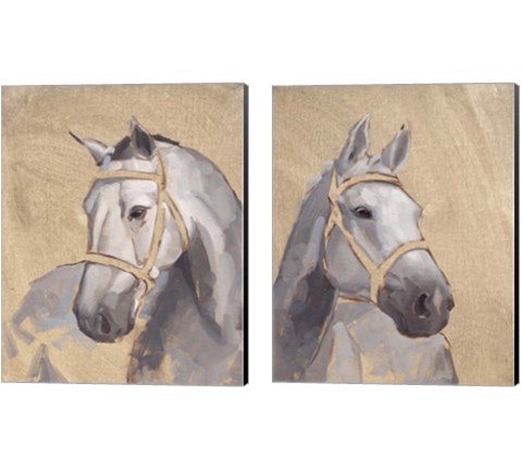 Thoroughbred 2 Piece Canvas Print Set by Jacob Green