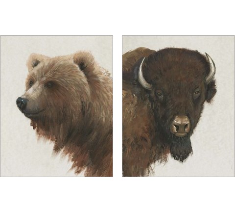 Western Portrait 2 Piece Art Print Set by Timothy O'Toole