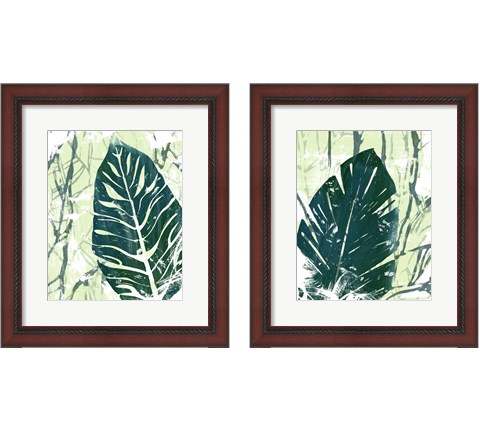 Palm Pastiche 2 Piece Framed Art Print Set by June Erica Vess