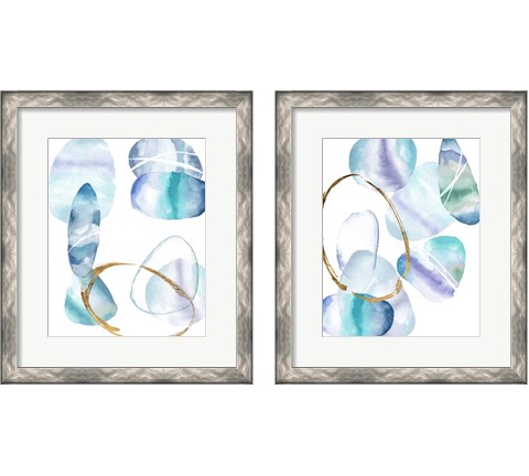 Stacking Rocks  2 Piece Framed Art Print Set by Melissa Wang