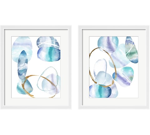 Stacking Rocks  2 Piece Framed Art Print Set by Melissa Wang