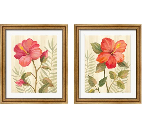 Tropical Garden 2 Piece Framed Art Print Set by Silvia Vassileva