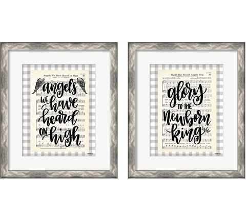 Angels We Have Heard 2 Piece Framed Art Print Set by Imperfect Dust