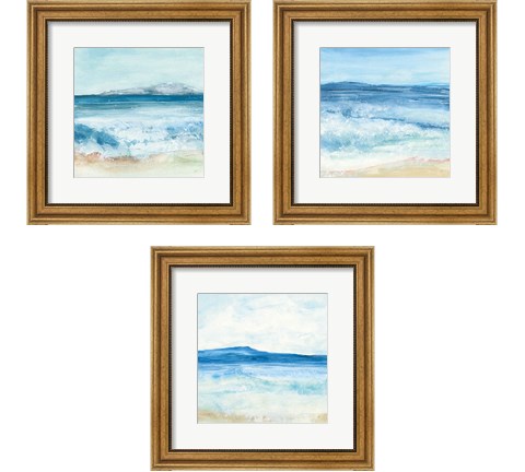 Coastal 3 Piece Framed Art Print Set by Chris Paschke