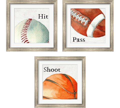 Ball 3 Piece Framed Art Print Set by Valerie Wieners