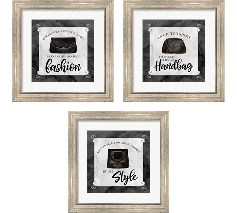 Fashion Humo 3 Piece Framed Art Print Set by Tara Reed