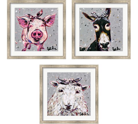 Farm Pop 3 Piece Framed Art Print Set by Jodi Augustine