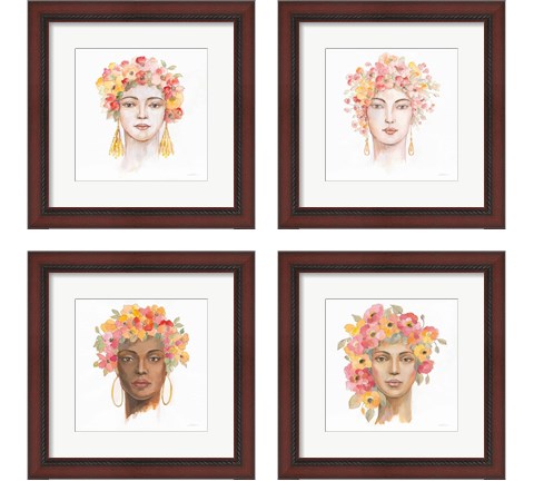 International Woman 4 Piece Framed Art Print Set by Silvia Vassileva