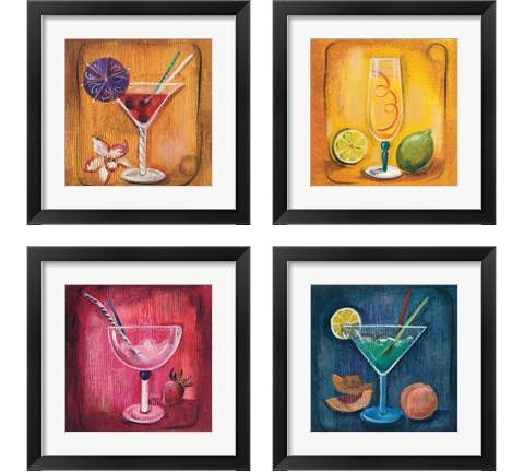 Cheers  4 Piece Framed Art Print Set by Silvia Vassileva