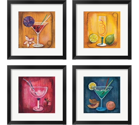 Cheers  4 Piece Framed Art Print Set by Silvia Vassileva