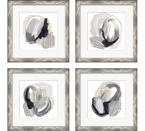 Circular Balance 4 Piece Framed Art Print Set by June Erica Vess