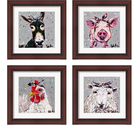 Farm Pop 4 Piece Framed Art Print Set by Jodi Augustine