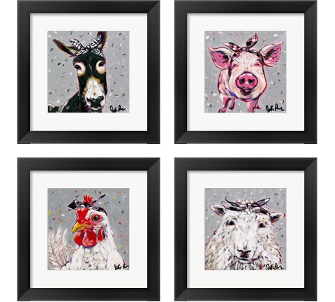 Farm Pop 4 Piece Framed Art Print Set by Jodi Augustine