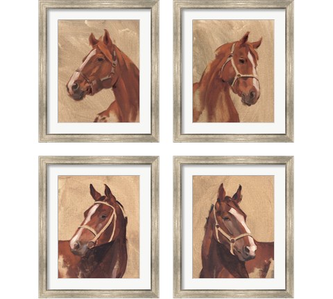 Thoroughbred 4 Piece Framed Art Print Set by Jacob Green