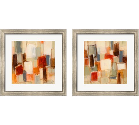 Peaceful Prelude Square 2 Piece Framed Art Print Set by Lanie Loreth