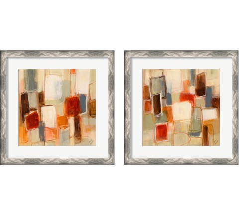 Peaceful Prelude Square 2 Piece Framed Art Print Set by Lanie Loreth