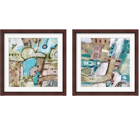 City Life 2 Piece Framed Art Print Set by Dan Meneely