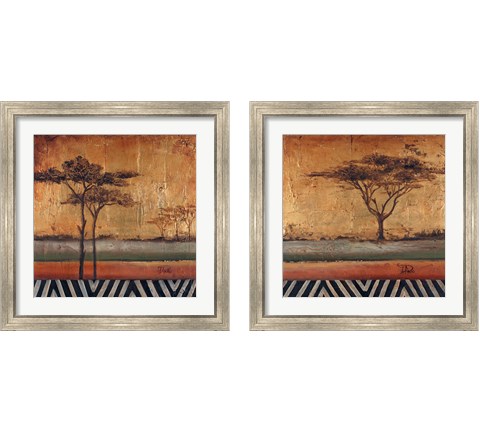 African Dream 2 Piece Framed Art Print Set by Patricia Pinto