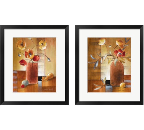 Afternoon Poppy Still Life 2 Piece Framed Art Print Set by Lanie Loreth