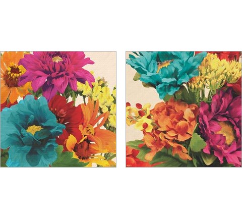 Pop Art Flower 2 Piece Art Print Set by Jocelyn Anderson