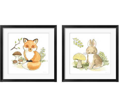 Baby Woodland 2 Piece Framed Art Print Set by Beth Grove