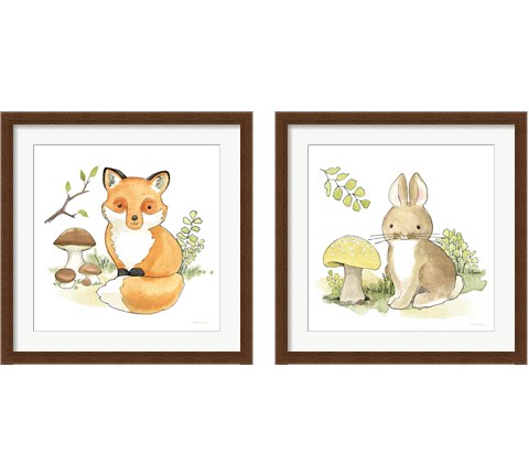 Baby Woodland 2 Piece Framed Art Print Set by Beth Grove