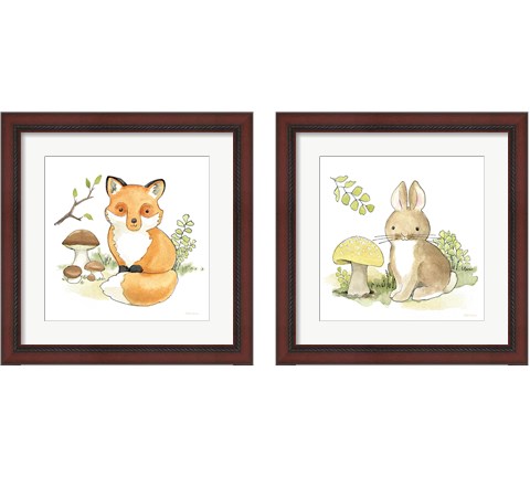 Baby Woodland 2 Piece Framed Art Print Set by Beth Grove