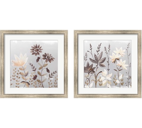 Soft Nature Cream 2 Piece Framed Art Print Set by Northern Lights