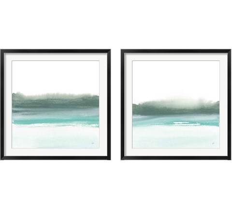 Empowering Mint 2 Piece Framed Art Print Set by Chris Paschke