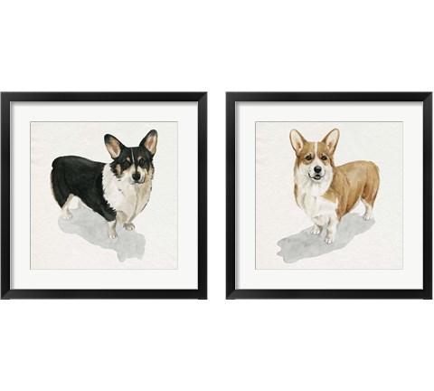 Pup for the Queen 2 Piece Framed Art Print Set by Grace Popp