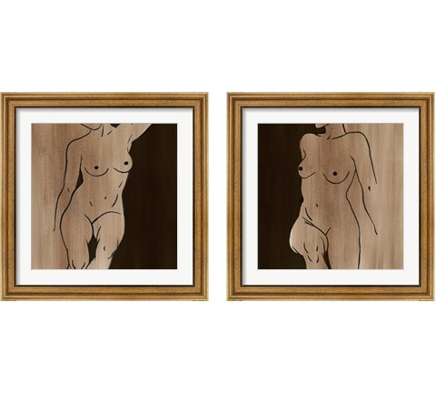 Mud Bath 2 Piece Framed Art Print Set by Grace Popp