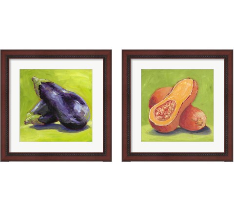 Aubergine & Butternut 2 Piece Framed Art Print Set by Carol Young