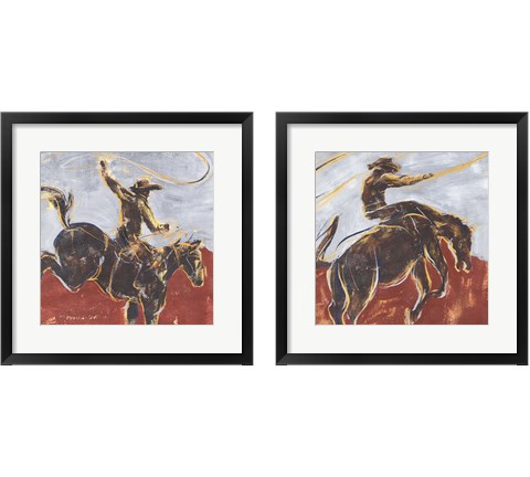 Morning Roundup 2 Piece Framed Art Print Set by Annie Warren