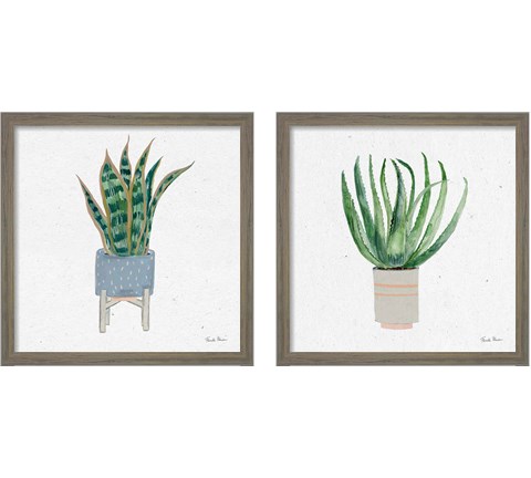 Home Garden 2 Piece Framed Art Print Set by Farida Zaman