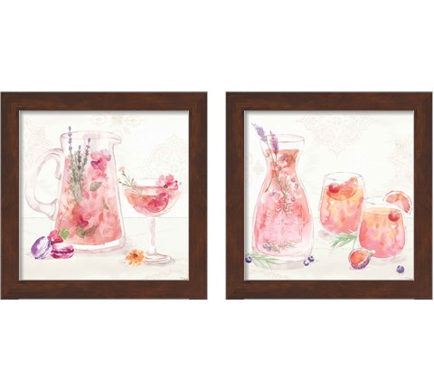 Classy Cocktails 2 Piece Framed Art Print Set by Dina June