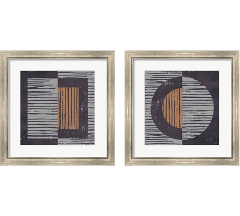 Primitive Gray 2 Piece Framed Art Print Set by Moira Hershey