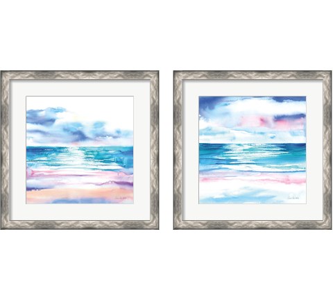 Turquoise Sea 2 Piece Framed Art Print Set by Aimee Del Valle