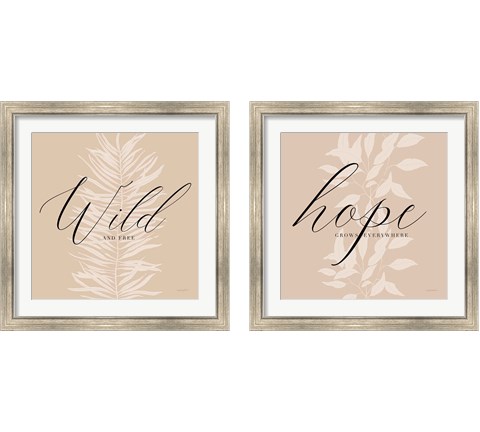 Hope & Wild 2 Piece Framed Art Print Set by Mercedes Lopez Charro