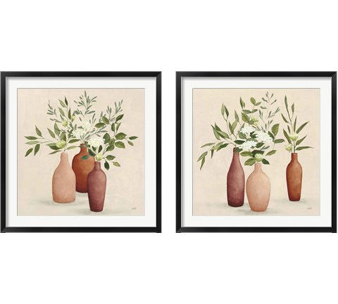 Natural Bouquet 2 Piece Framed Art Print Set by Julia Purinton