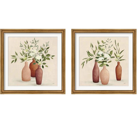 Natural Bouquet 2 Piece Framed Art Print Set by Julia Purinton