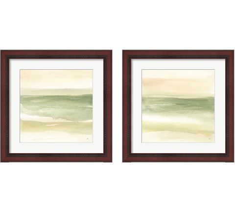 Green Water 2 Piece Framed Art Print Set by Chris Paschke