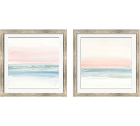 Pink Fog 2 Piece Framed Art Print Set by Chris Paschke