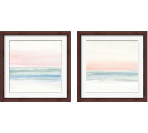 Pink Fog 2 Piece Framed Art Print Set by Chris Paschke