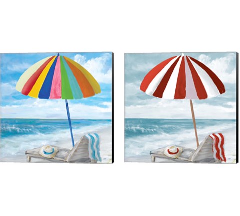 Fun Times 2 Piece Canvas Print Set by Julie DeRice