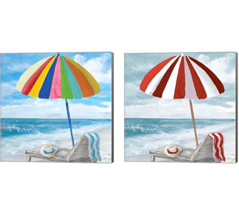 Fun Times 2 Piece Canvas Print Set by Julie DeRice