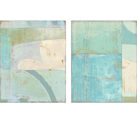 Coastal Blues 2 Piece Art Print Set by Suzanne Nicoll