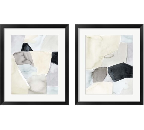 Tectonic Overlap 2 Piece Framed Art Print Set by Grace Popp