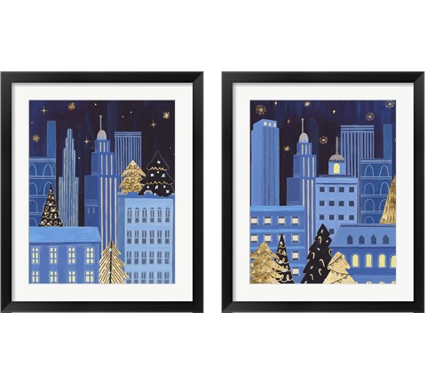 Holiday Night 2 Piece Framed Art Print Set by Melissa Wang